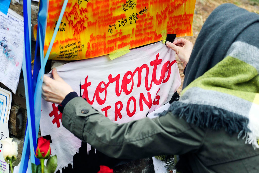 Toronto Strong memorial following van attack in Willowdale