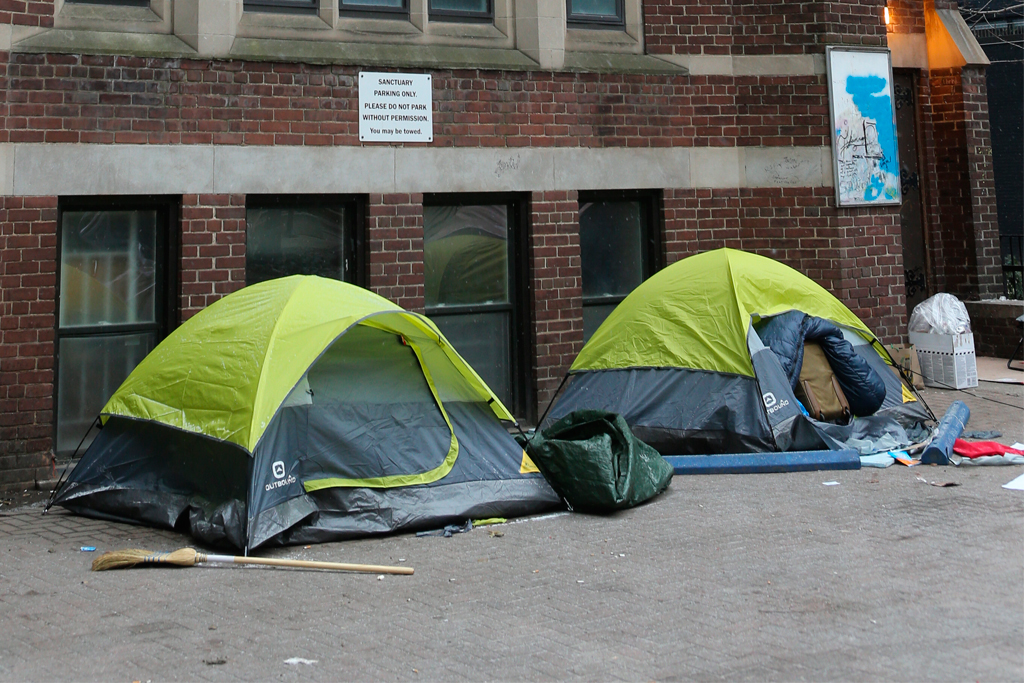 homeless tents Toronto