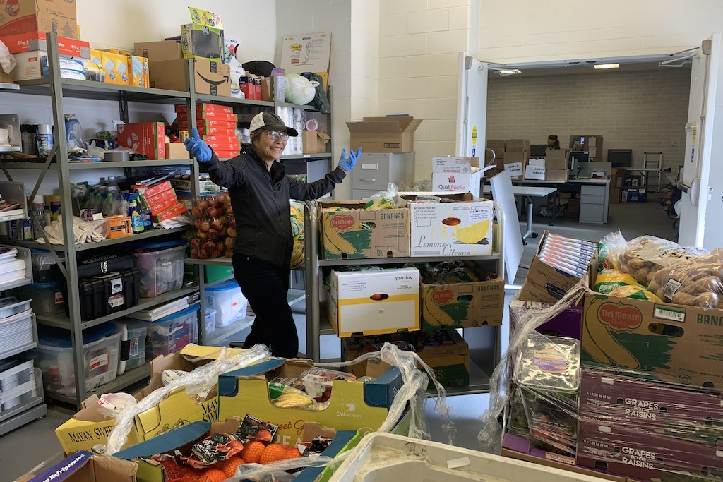 Toronto library food bank