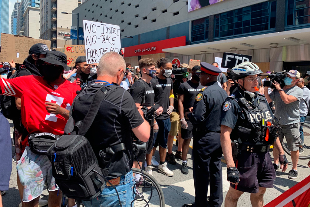protest in toronto