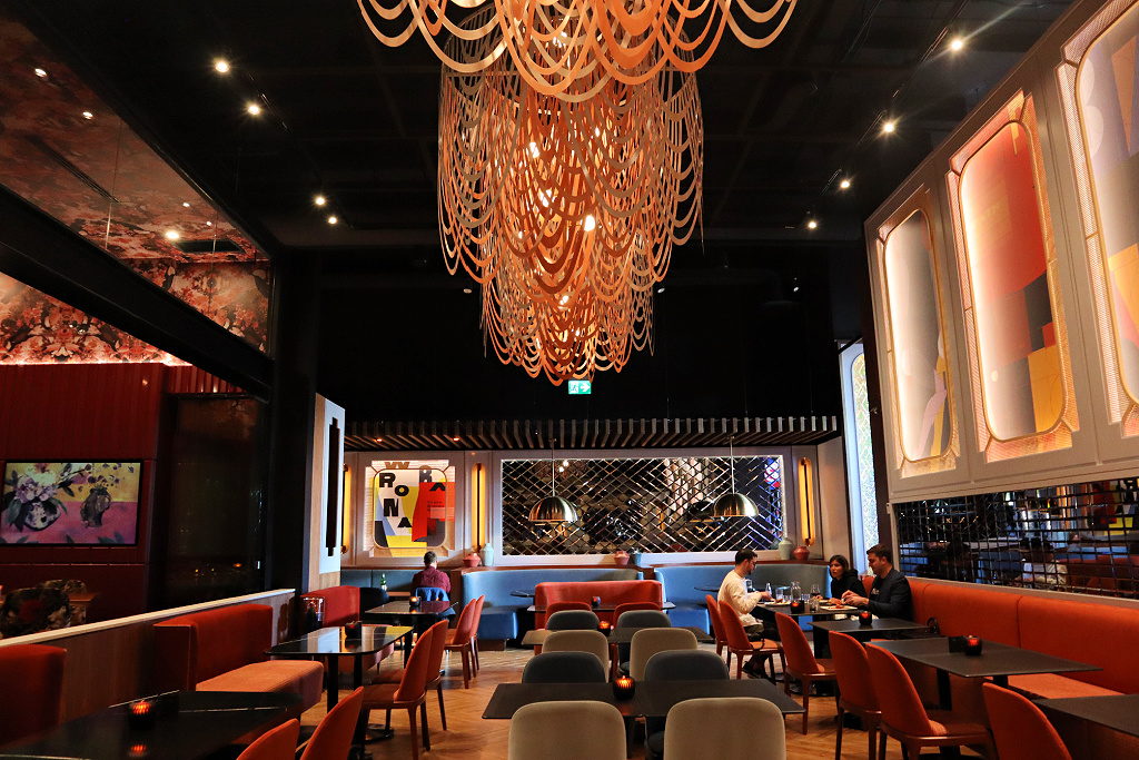 Indoor dining restaurant