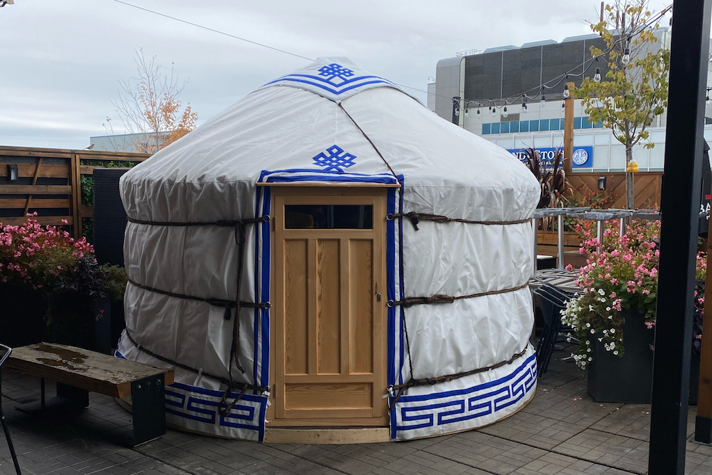 Amsterdam patio yurt