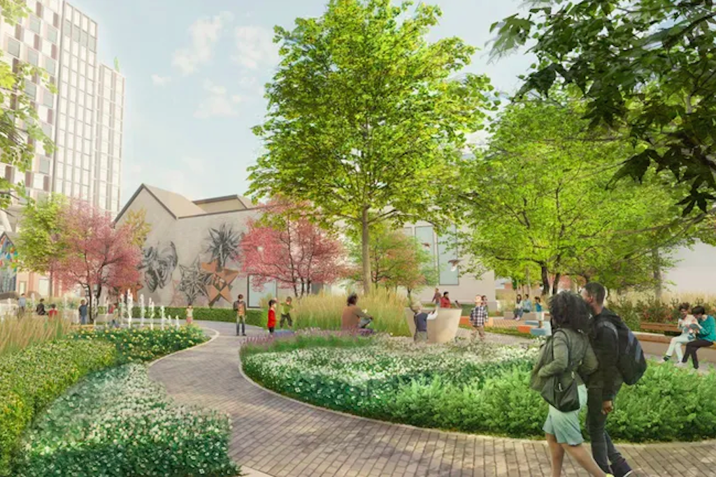 Mirvish Village Park rendering