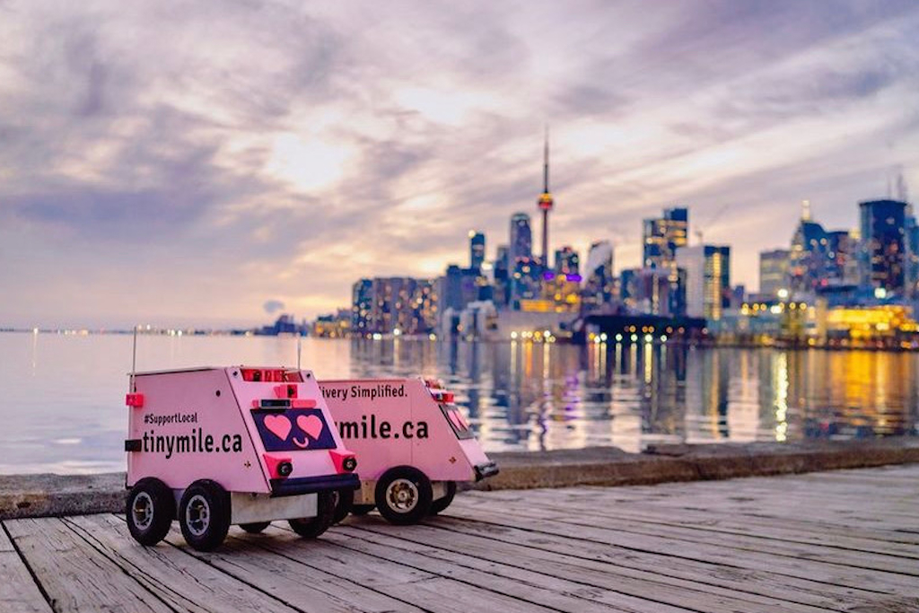 Tiny Mile robot Geoffrey