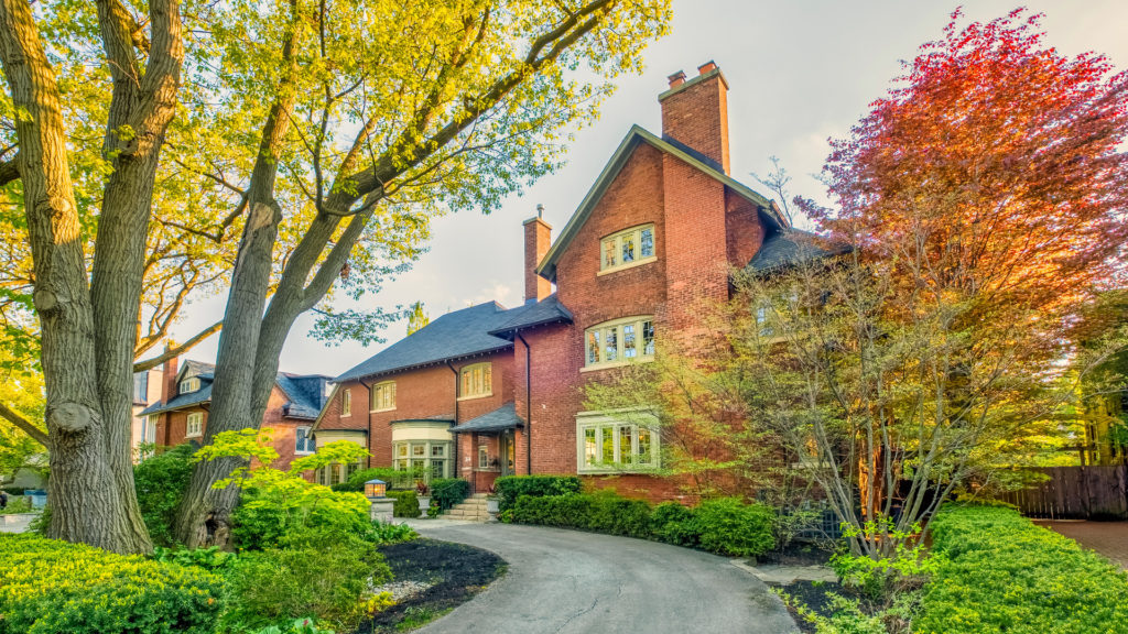 A photo of the front of the house.