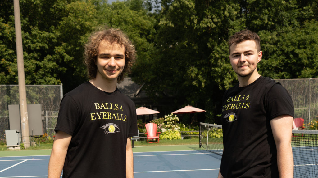 Waisberg brothers tennis balls charity