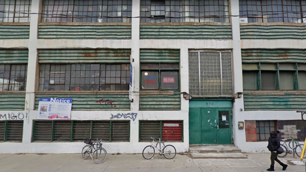 Artist space at 888 Dupont St.