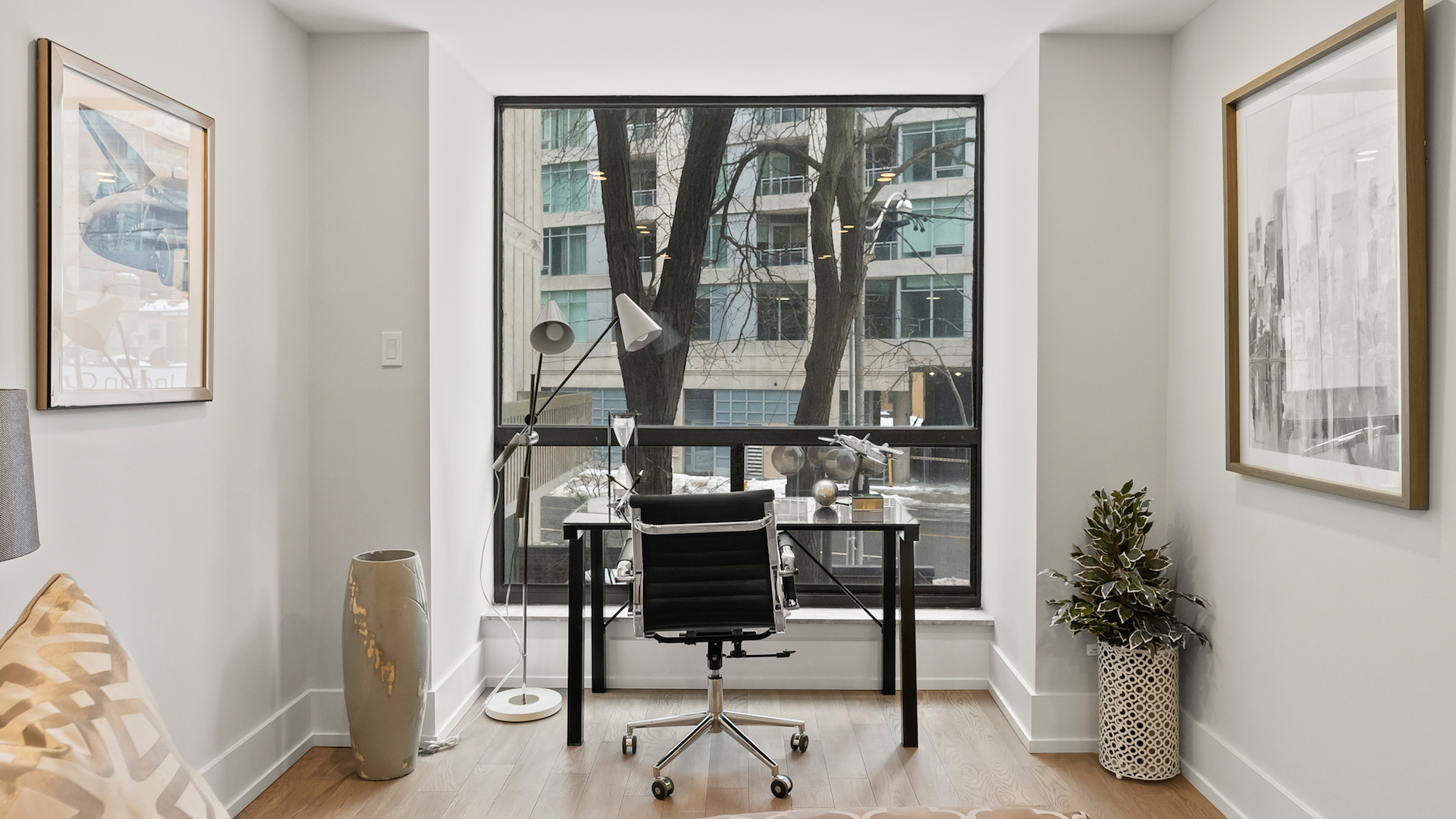 Bedroom desk at 108-15 McMurrich St.