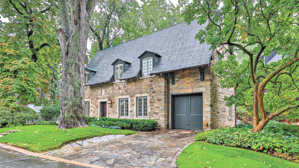 Exterior of a home in the Rosedale neighbourhood of Toronto