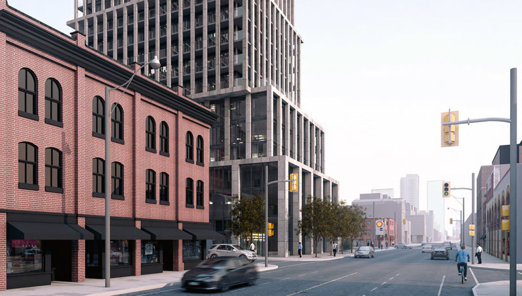 Rosedale development at 1087 yonge st., rendering
