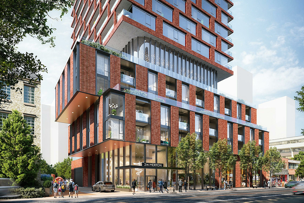 rendering of 214 merton with park