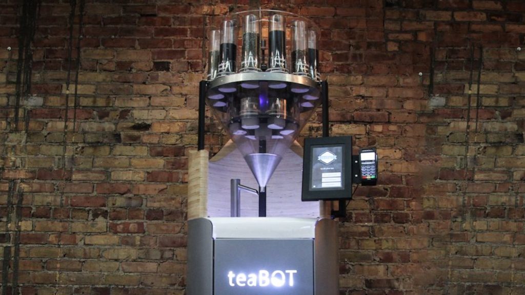 teabot gourmet vending machine