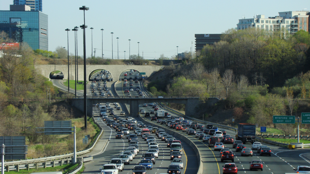 Toronto traffic, which will continue to be bad even with Hwy 413 addition