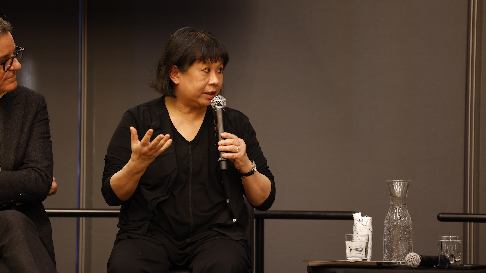 Brigitte Shim speaking at the Post City Real Estate Roundtable housing panel