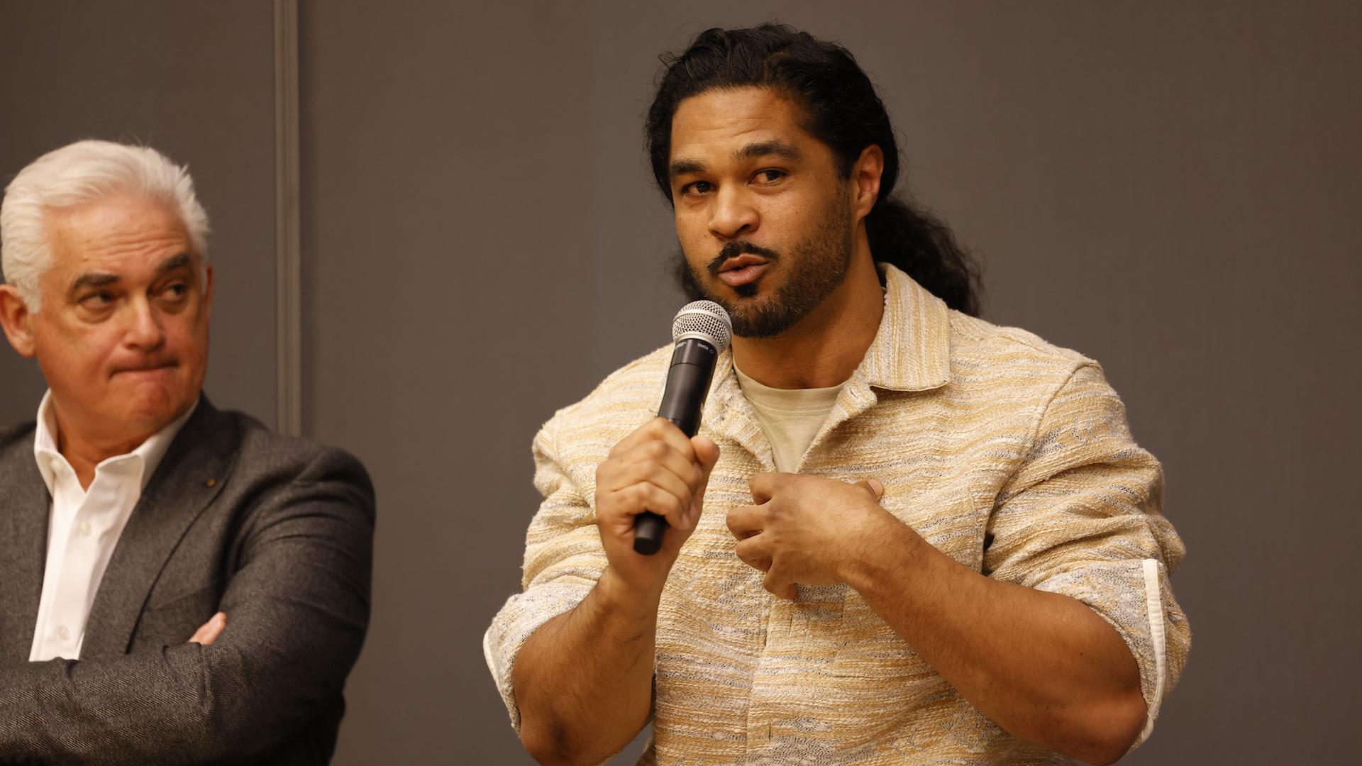 Sebastian Clovis speaking at the Post City Real Estate Roundtable housing panel