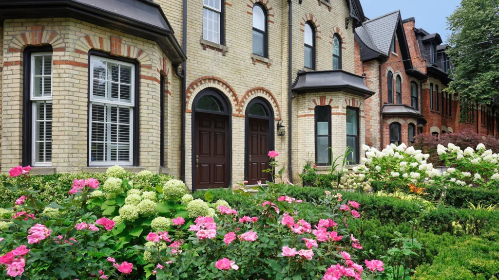 Toronto homes with a garden out front
