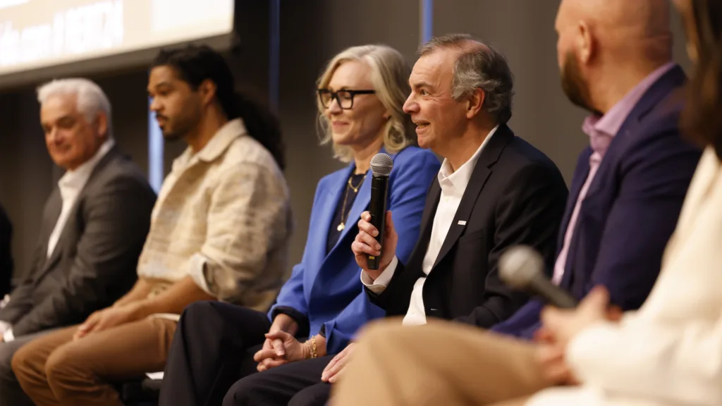 Benjamin Tal talks on a panel about rate cuts