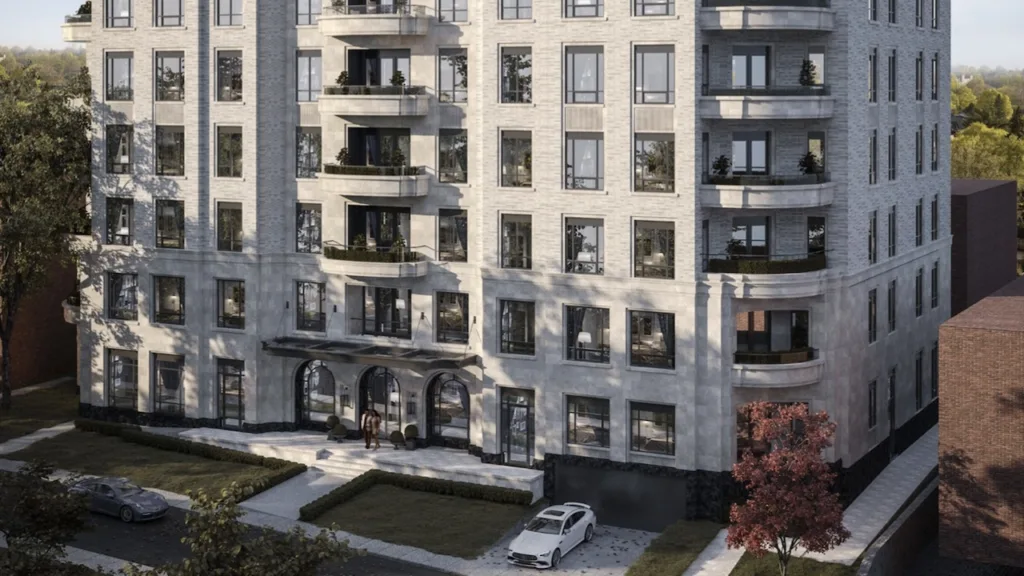 Rendering of condo building proposed for Thelma Avenue in Forest Hill Village
