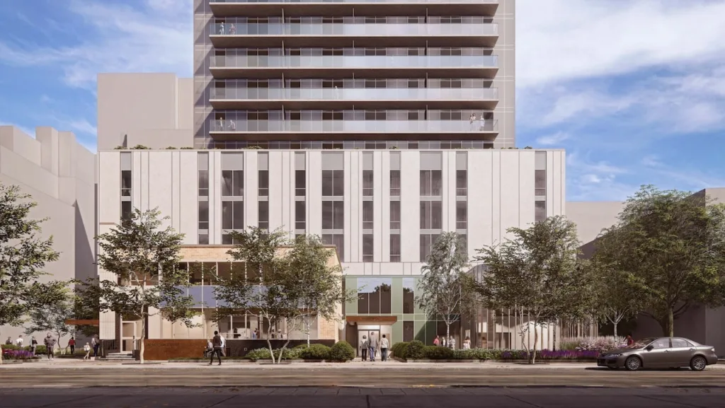 Rendering of development at 140 Merton St. (city of Toronto application)