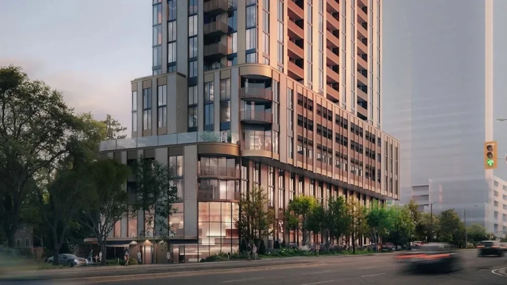 Rendering of development at 2810–2816 Bayview Avenue