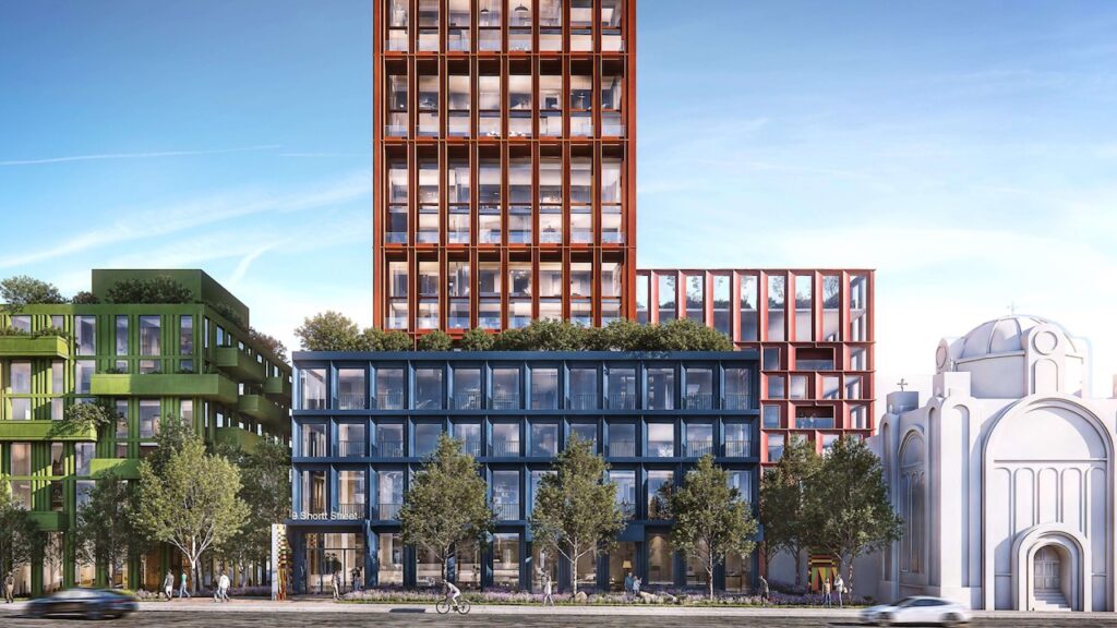 Rendering of development at 9 Shortt St. (city of Toronto application)